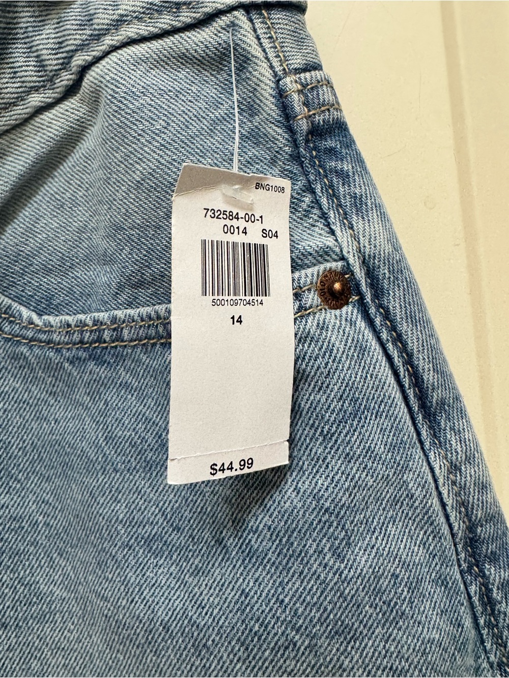 Old Navy Light Blue Denim Midi Skirt - Picture 4 of 4